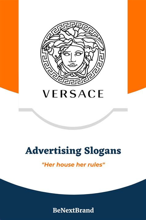 versace perfume slogan|Versace mythology.